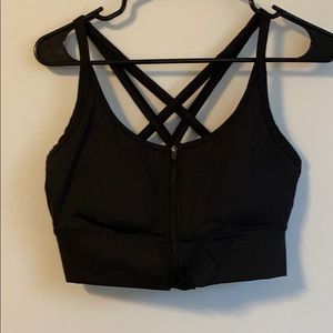 Balance zip up bra